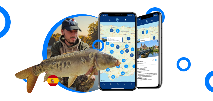 Fishsurfing App, mapa de todos los lugares de pesca de España