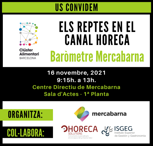 Mercabarna presenta el barómetro del sector HORECA 2021
