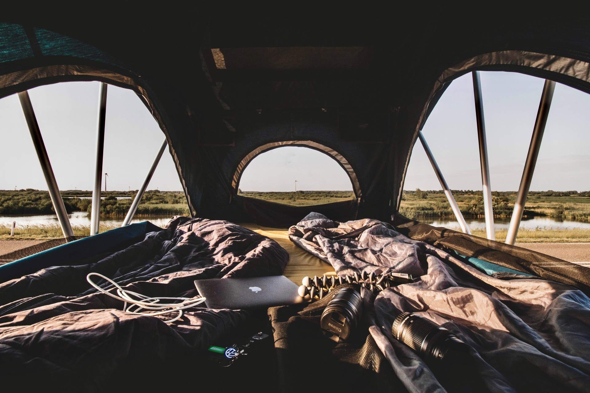 Los complementos de invierno para la tienda de techo que ofrece Foxcamper