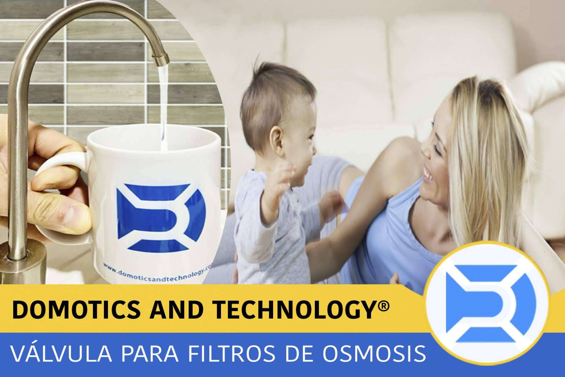 La válvula automatizada con sistema domótico de Domotics and Technology