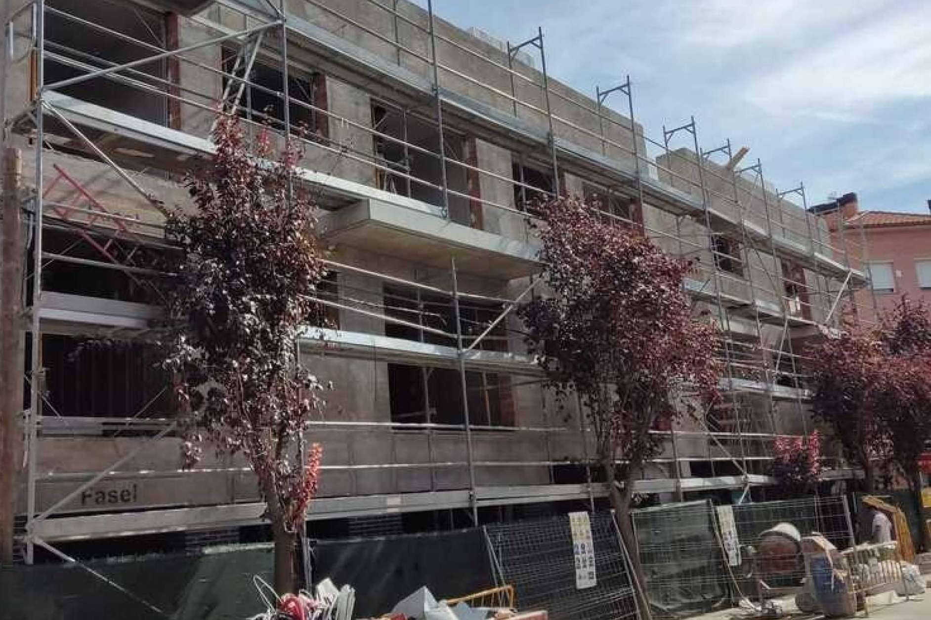 Andamios para obras en comunidades de vecinos