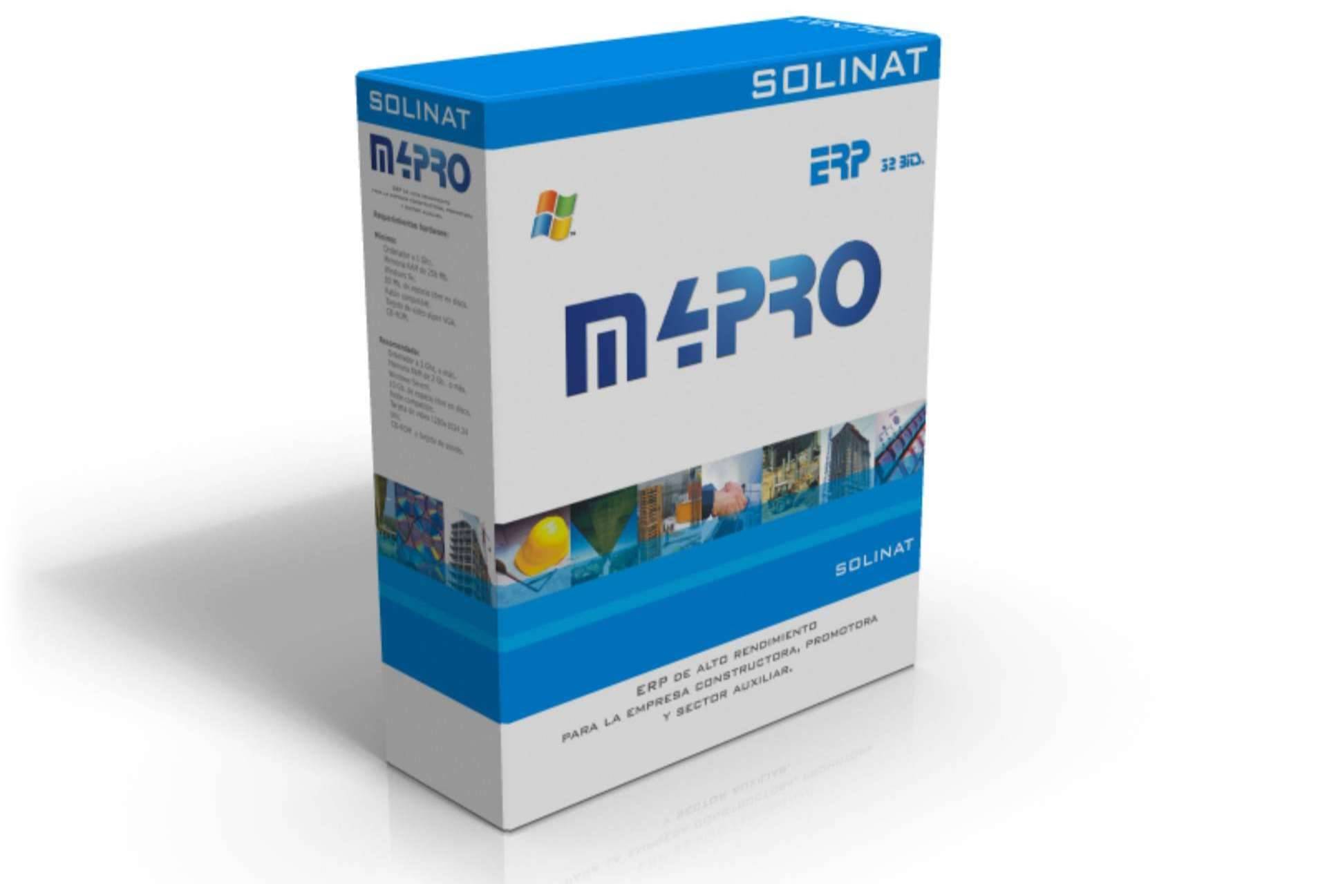 El software ERP de gestión empresarial de SOLINAT para compañías constructoras