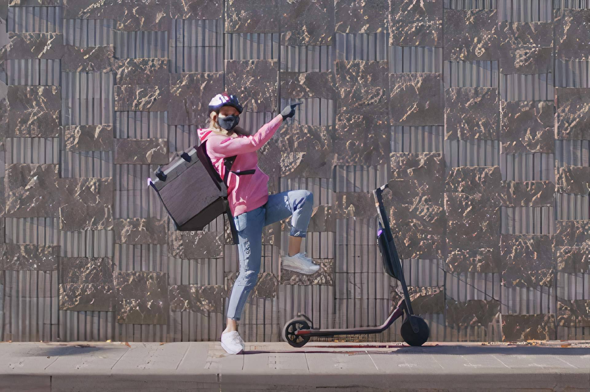 Patinetes eléctricos para reparto, de la mano de la empresa HTO Urban Mobility