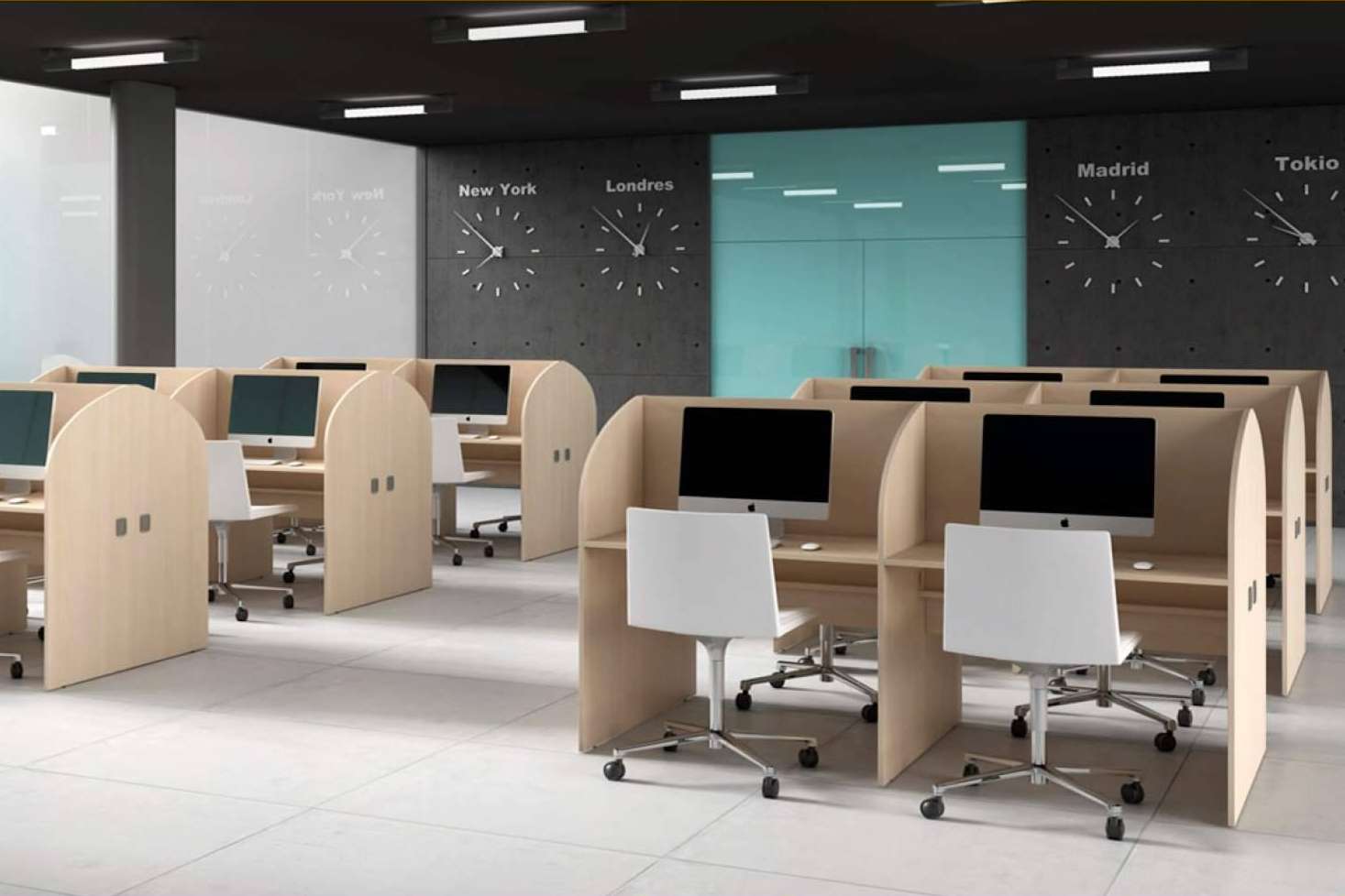 Muebles de atención telefónica adaptables a cualquier espacio de la mano de Office Deco