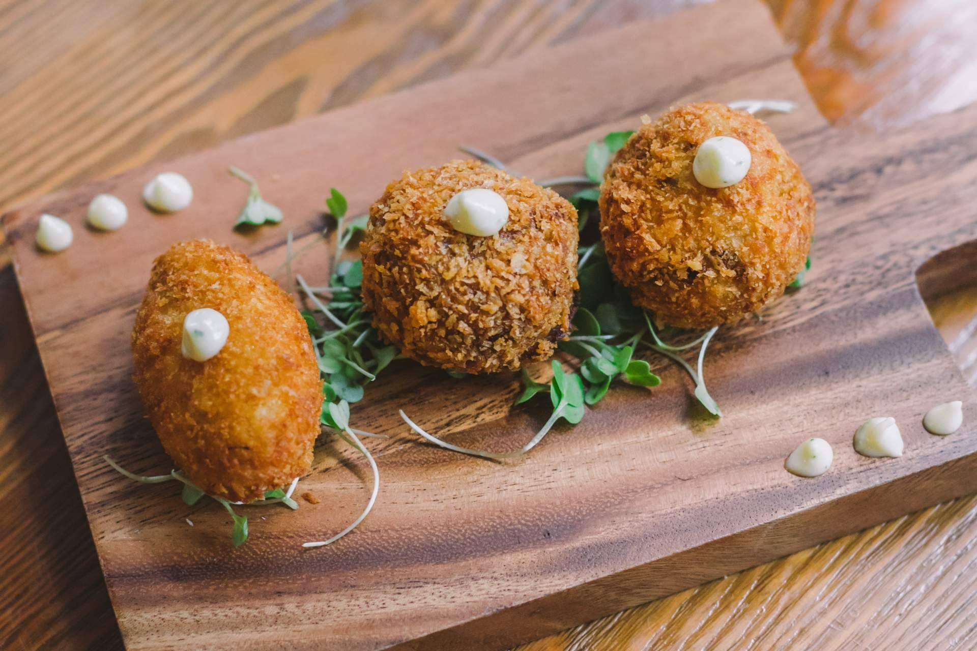 Las deliciosas croquetas caseras del restaurante Vic Brasería