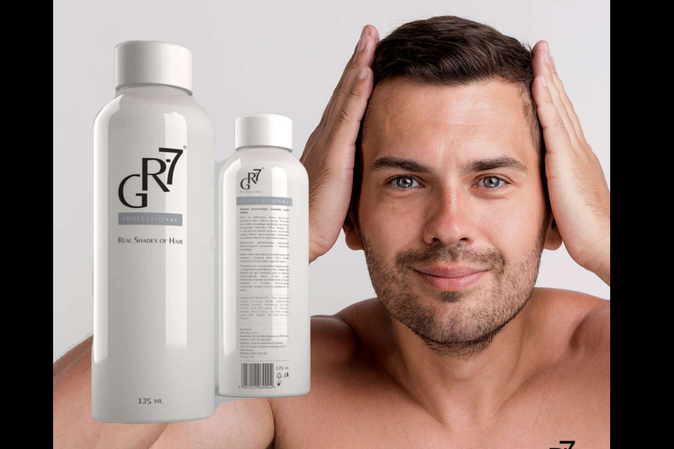 Revertir la aparición de canas y devolver el color natural al cabello con la loción GR-7 Professional