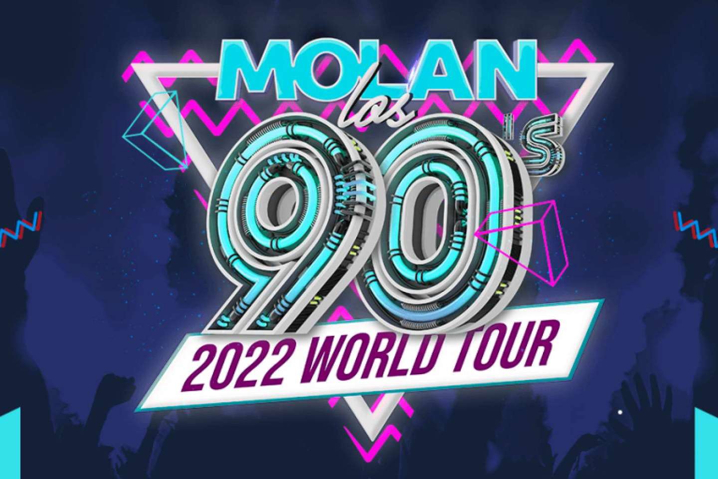 Deep Delay Management organiza el Festival Molan los 90's 2022 World Tour, un festival de música que transporta a la década noventera