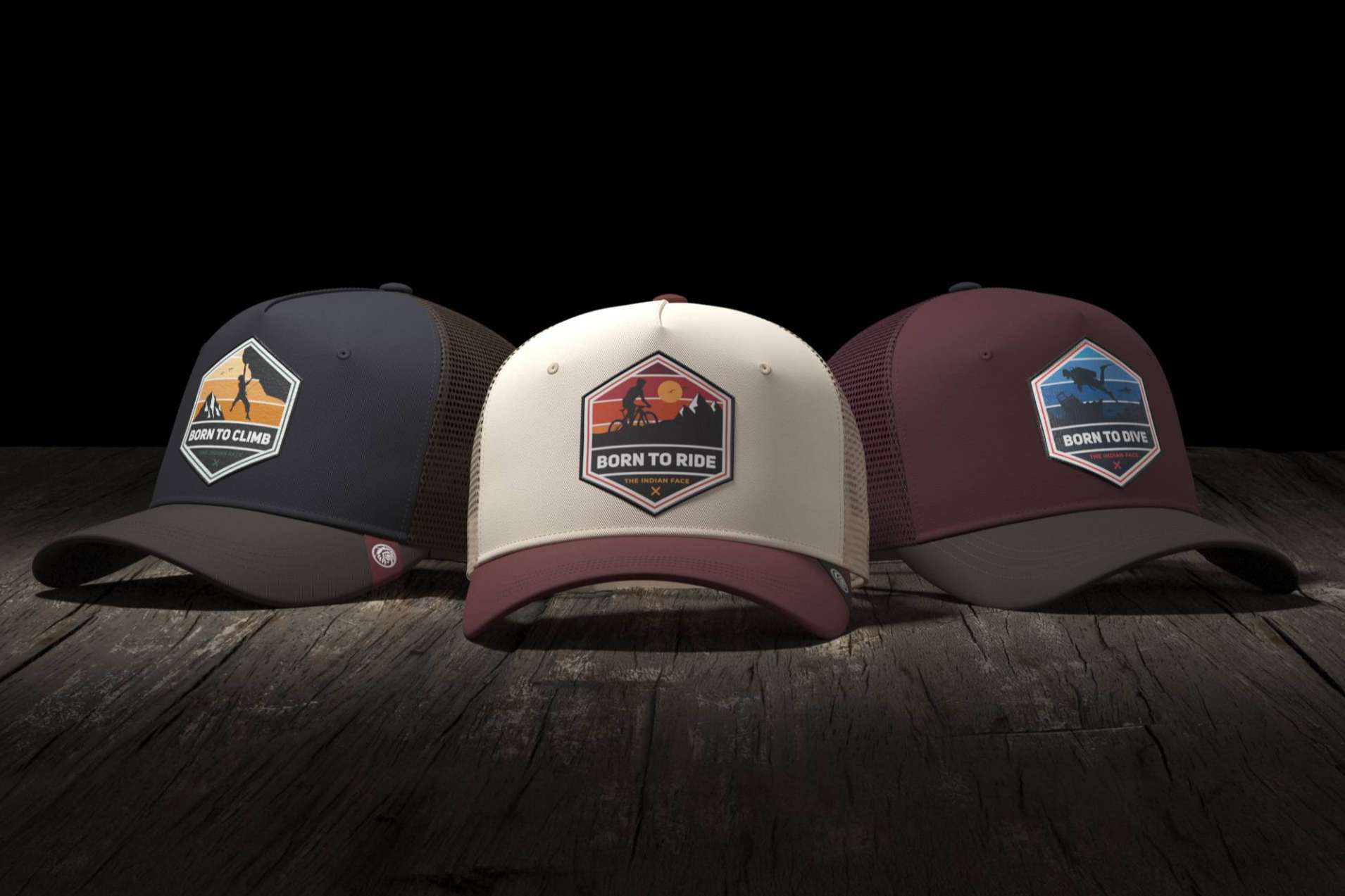 The Indian Face dispone de una original colección de gorras trucker deportivas