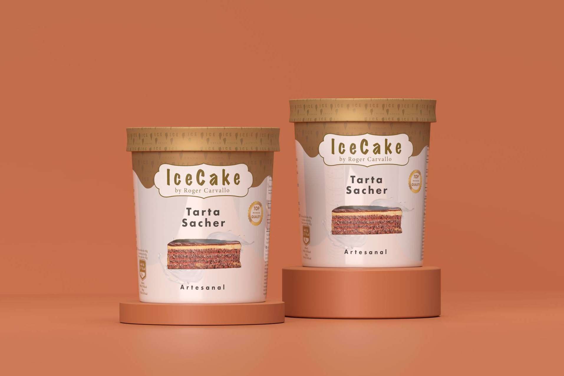 IceCake convierte la tradicional tarta Sacher en un delicioso helado de chocolate