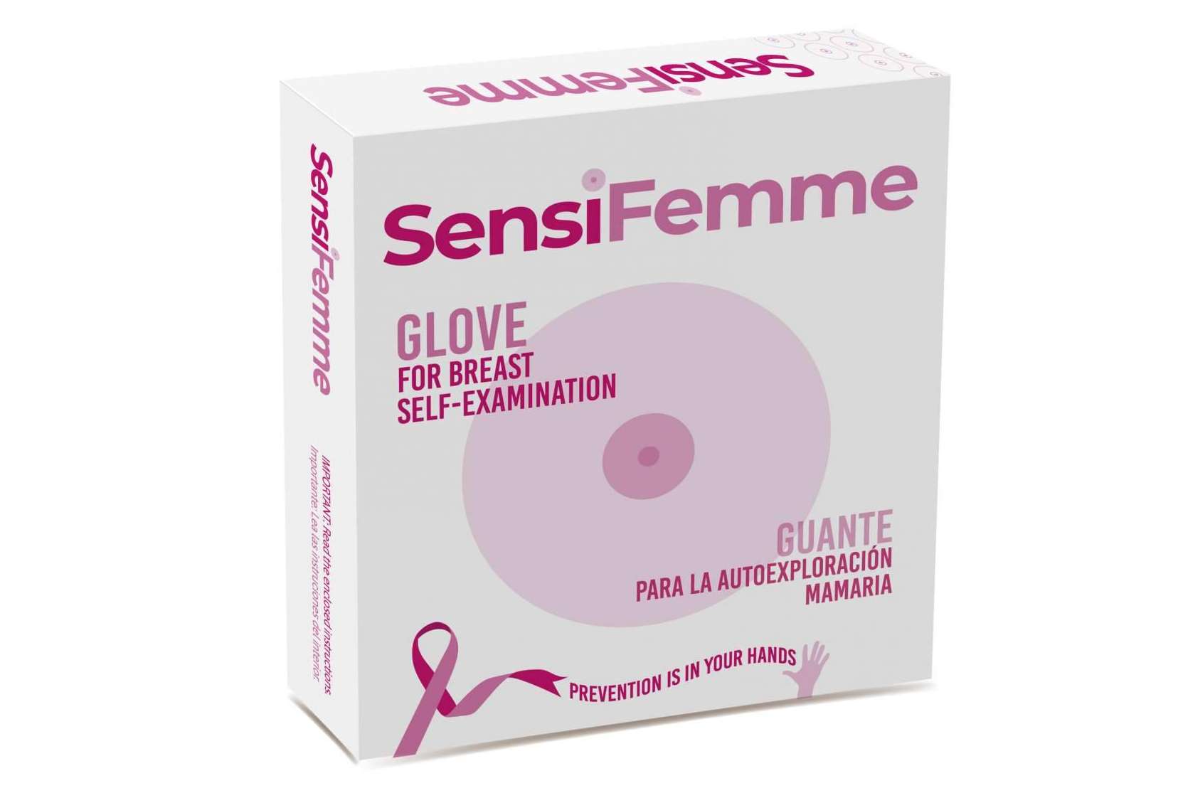El guante de autoexploración mamaria de Best Breathe, SensiFemme