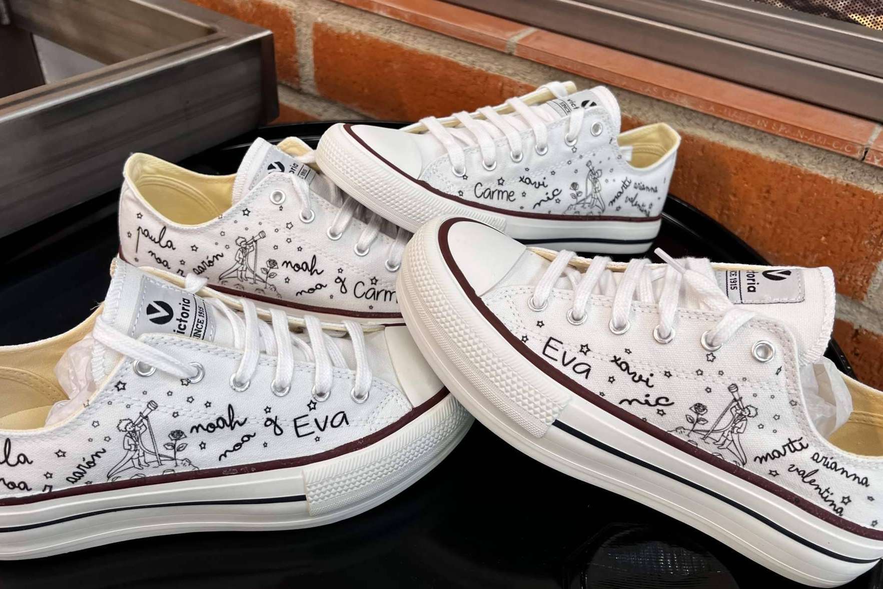 Las zapatillas personalizadas de AMM Aerografía