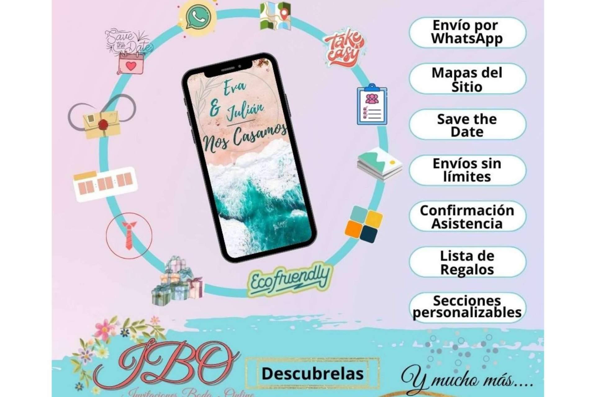 Las ventajas de usar invitaciones de boda digitales frente a las convencionales de papel