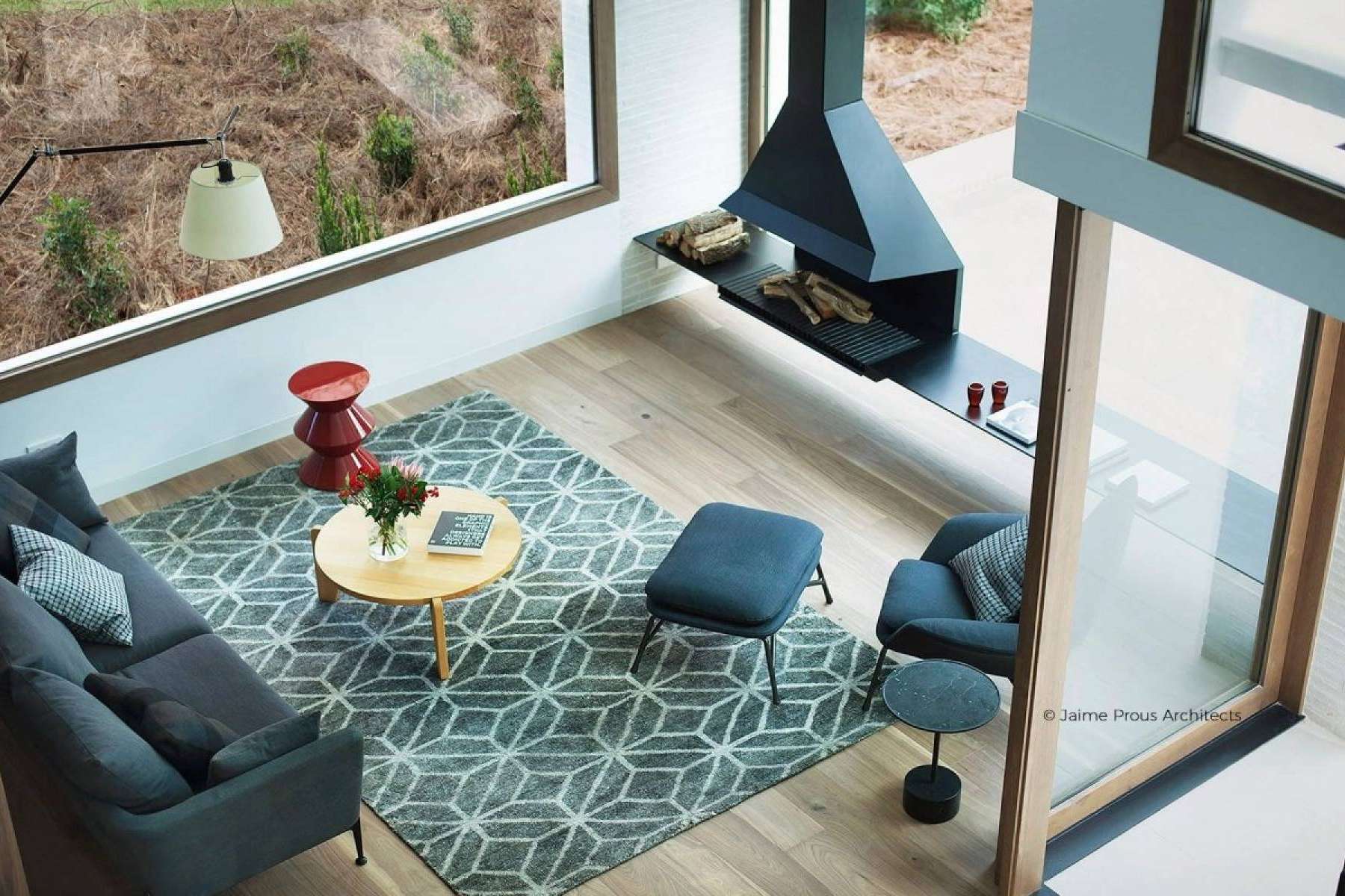 Chimeneas de diseño para calentar en invierno y decorar en verano