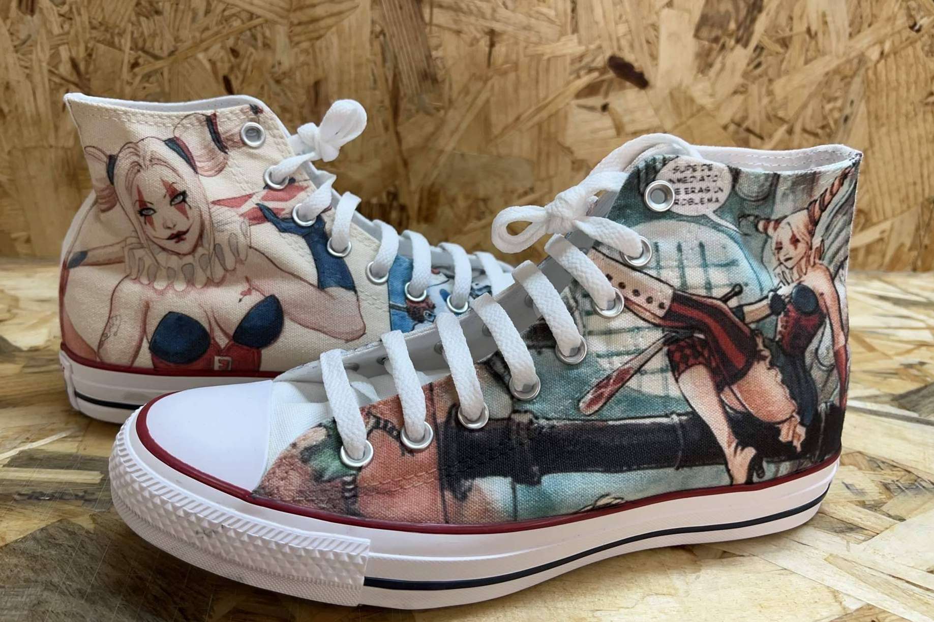 Zapatillas personalizadas en AMM Aerografía para dar a cualquier look un toque único