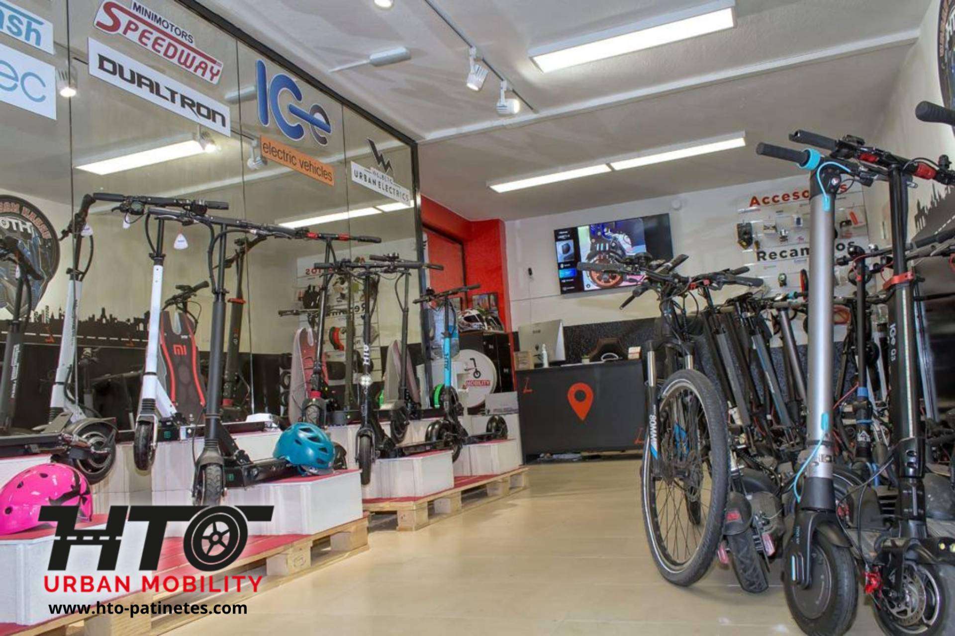 Servicios de reparación de patinetes eléctricos con HTO Urban Mobility