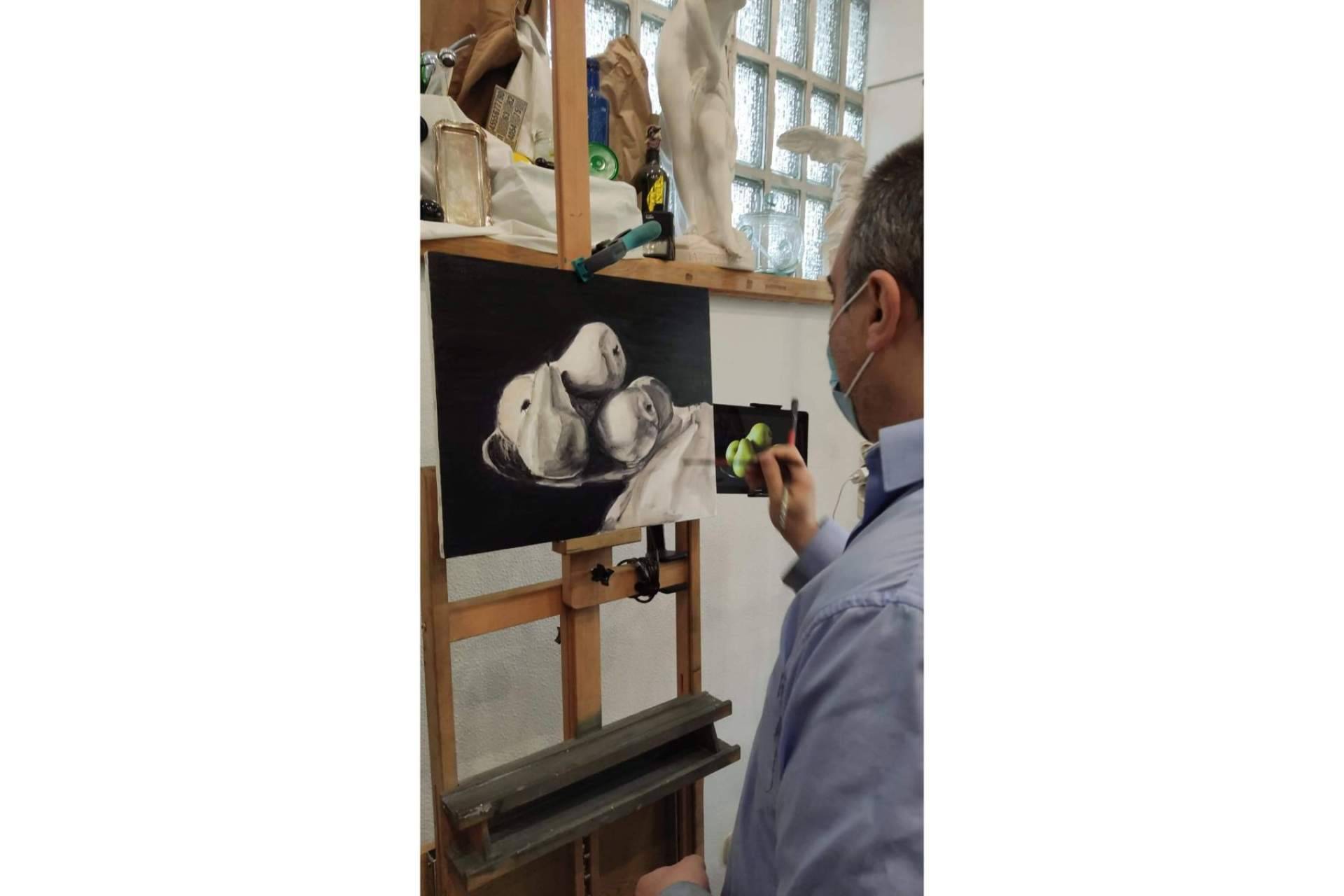 ¿Cómo reservar una plaza para septiembre de las clases de pintura de Estudio Ilógico?