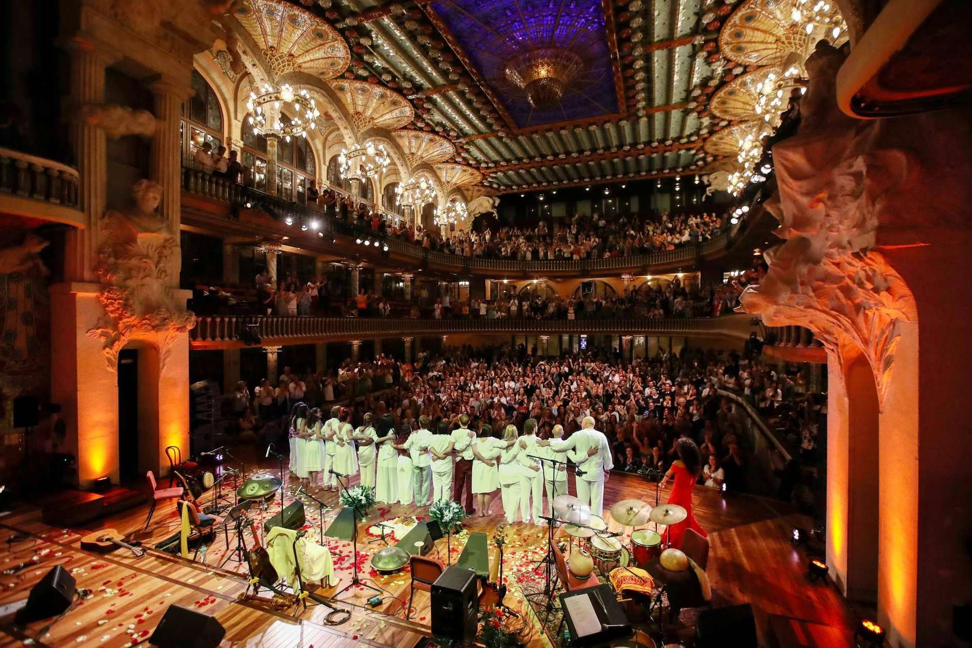 El concierto en el Palau de la Música de Barcelona de Ravi Ram, bajo la propuesta de 'Sounds for the Soul', Joy