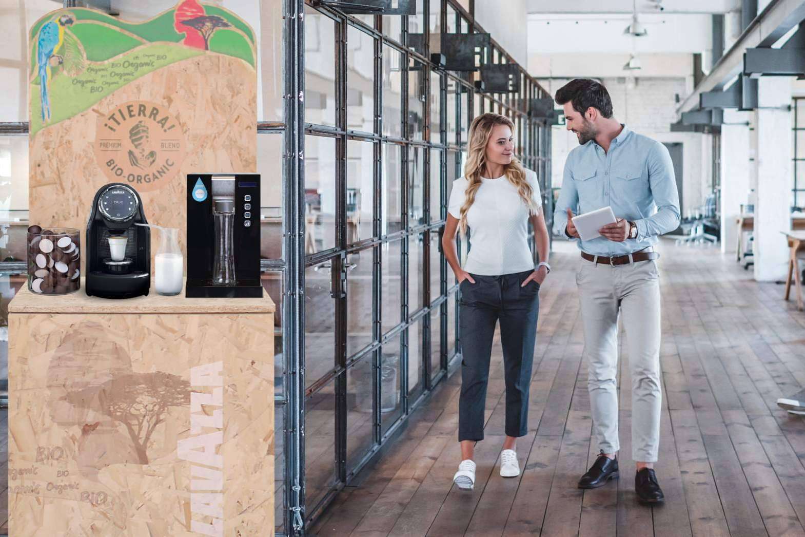 Café italiano de primera calidad para oficinas con el servicio de Espressa