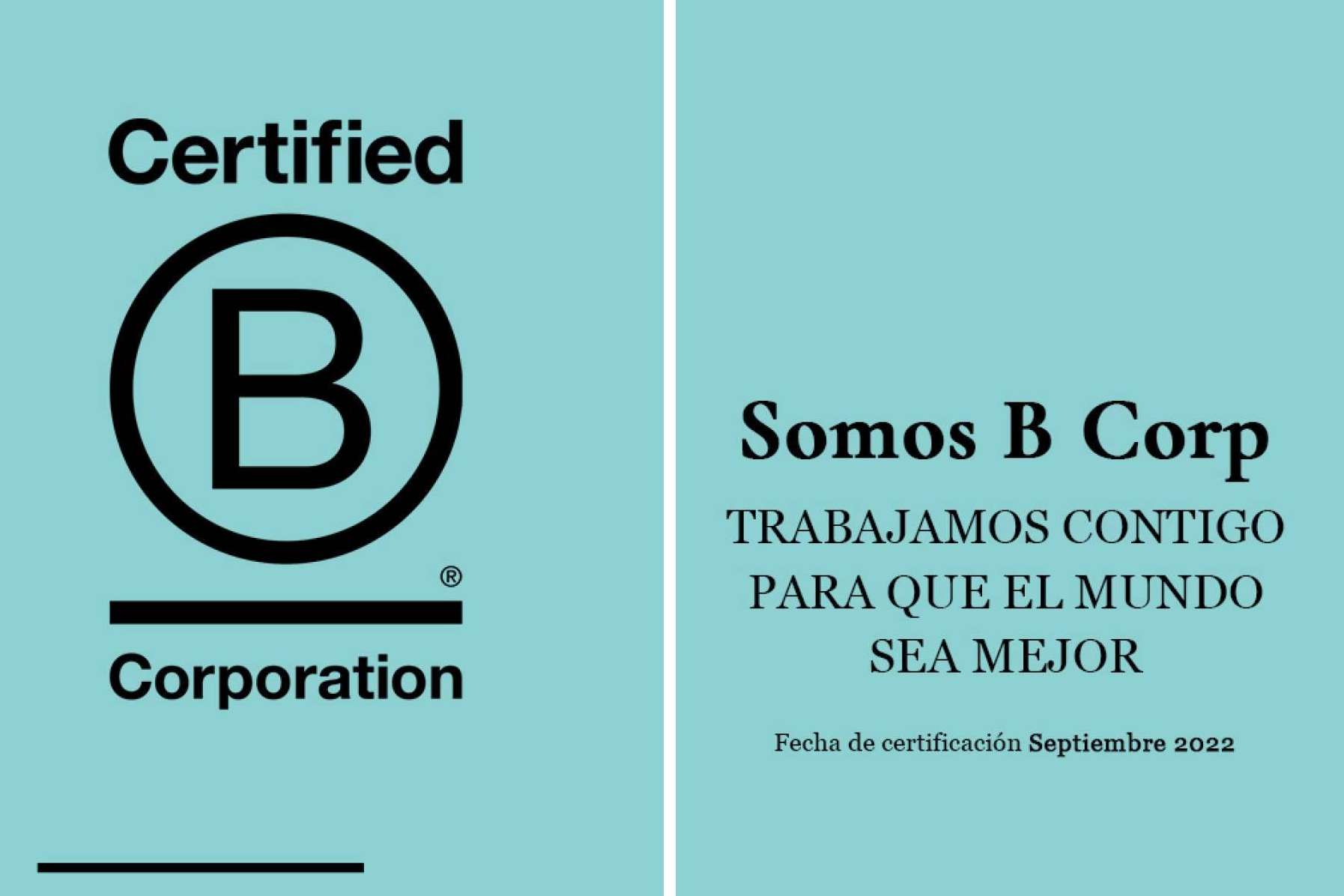 Certificación B Corp para IUS+AEQUITAS Trial Lawyers por su cultura social y medioambiental