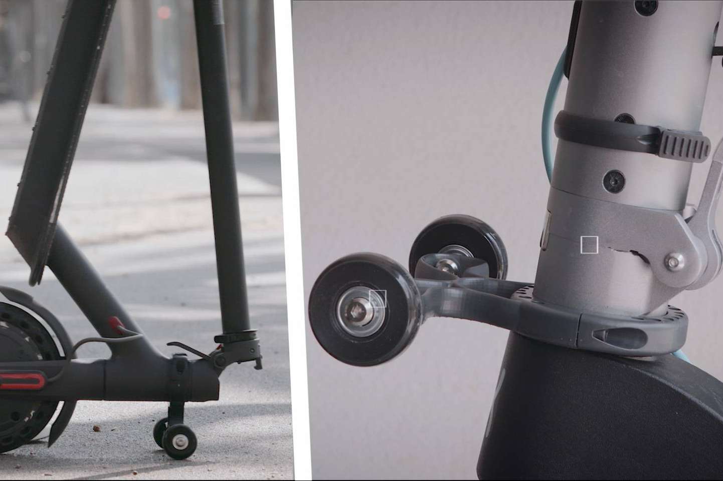 El soporte de Techmotion Electronics para guardar en vertical el patinete consigue un 25 % de su objetivo de financiación en su primera semana de campaña de crowdfunding