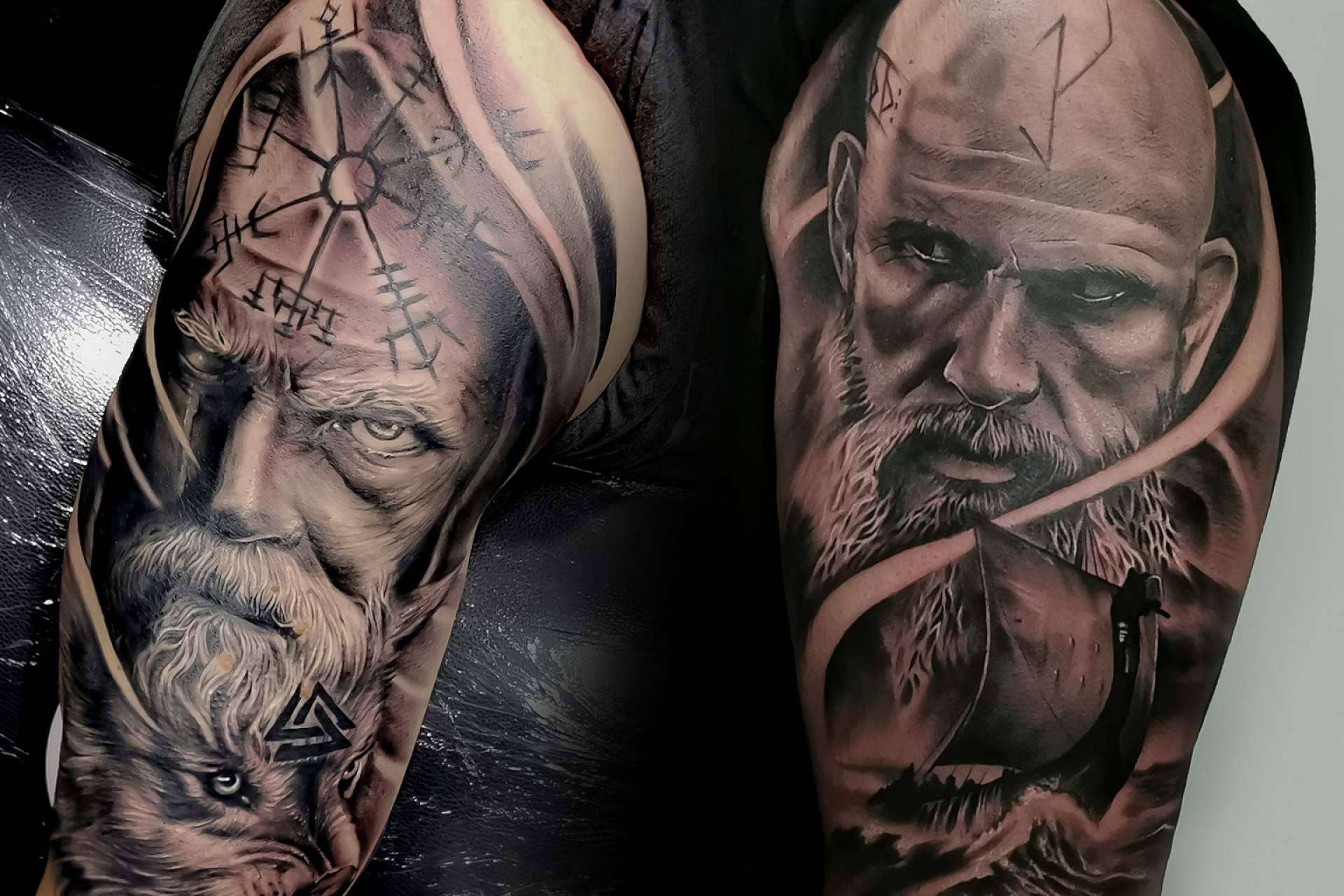 Steel of Doom realiza tatuajes de vikingos