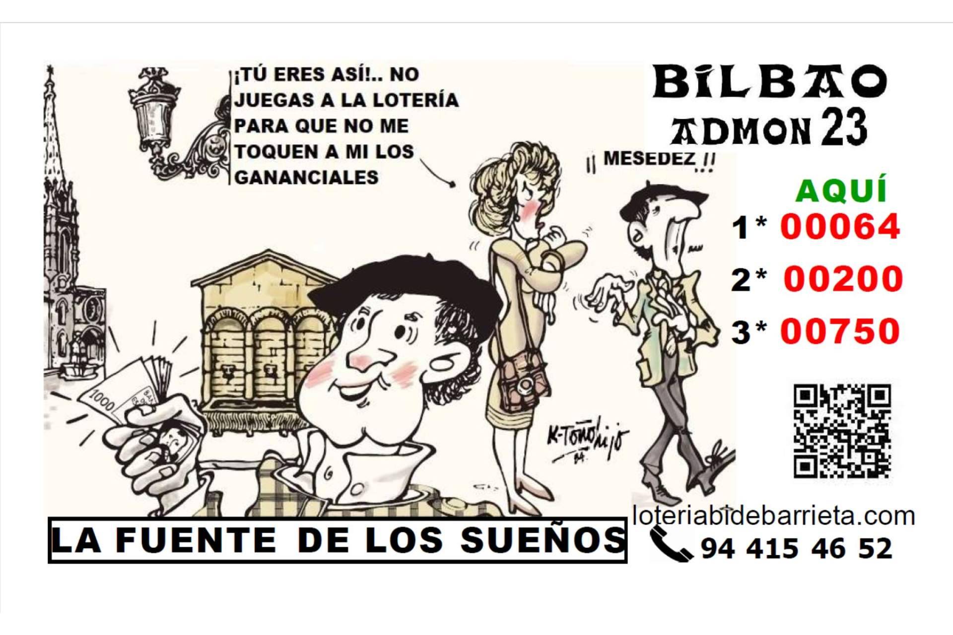 Lotería Bidebarrieta cuenta con una de las mayores consignaciones de números bajos de la historia