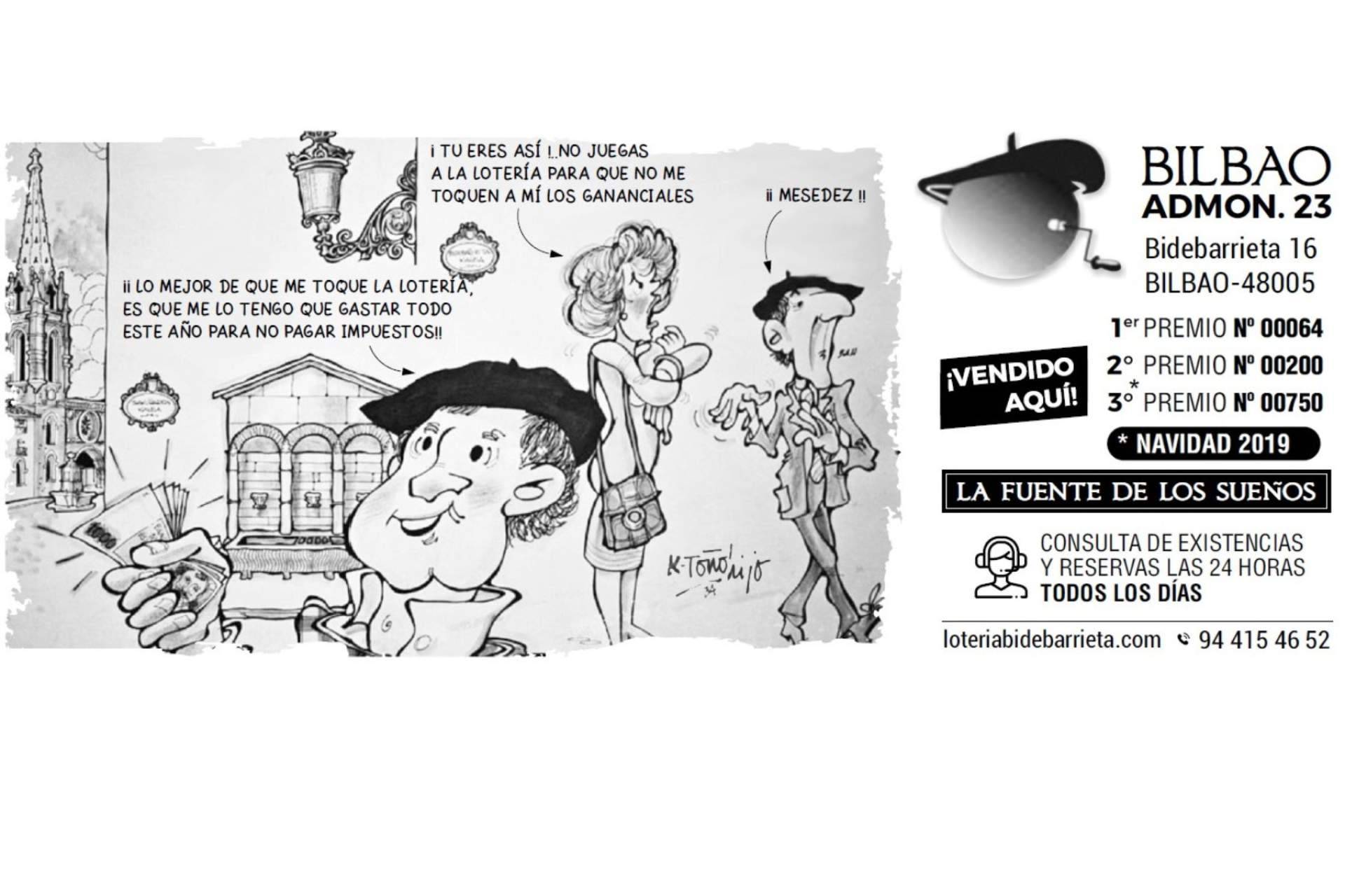 ¿Y si sale bajo? Lotería Bidebarrieta tiene una de las mayores consignaciones de números bajos de la historia