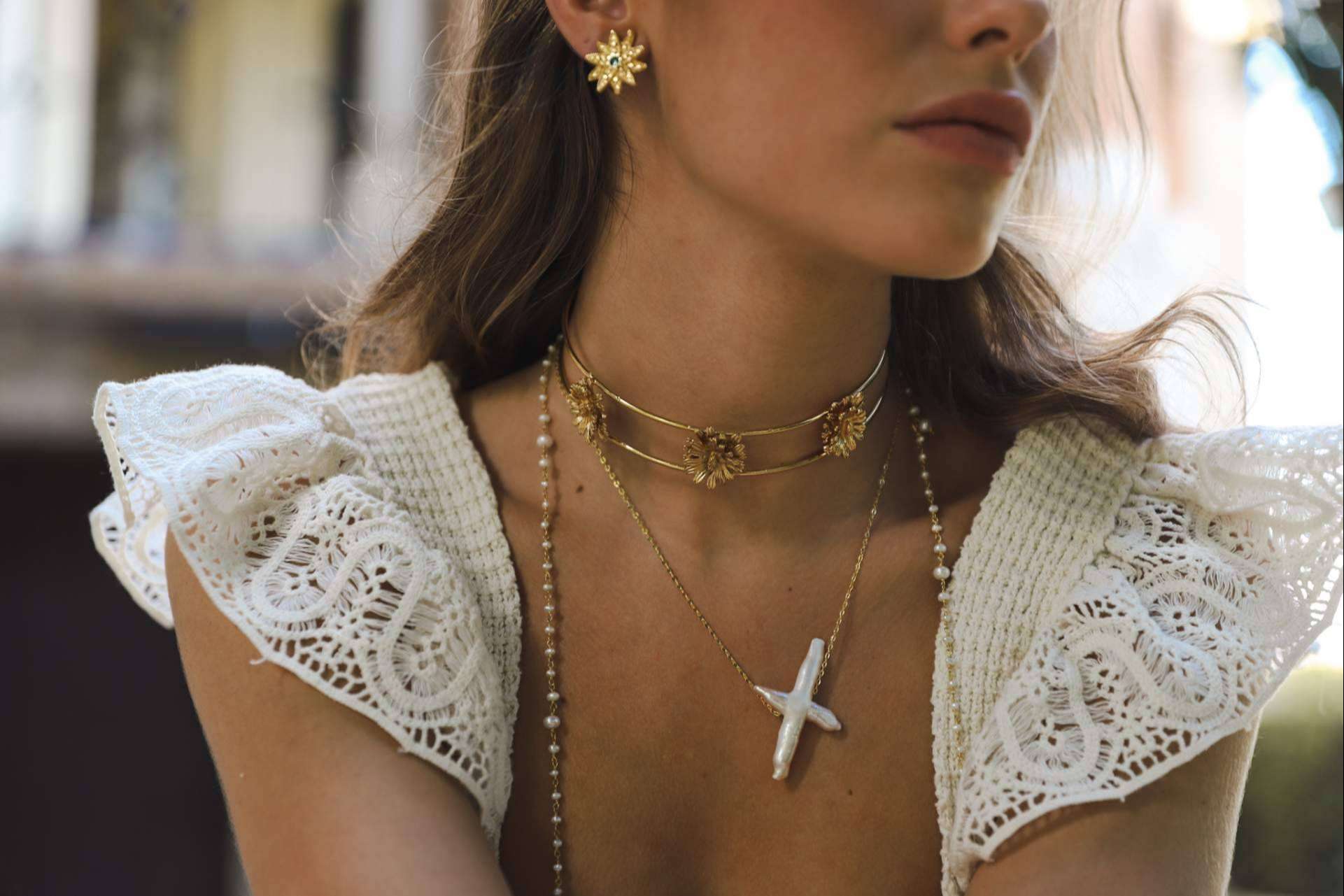 Trepillé habla de una tendencia que no pasa de moda, combinar collares artesanales