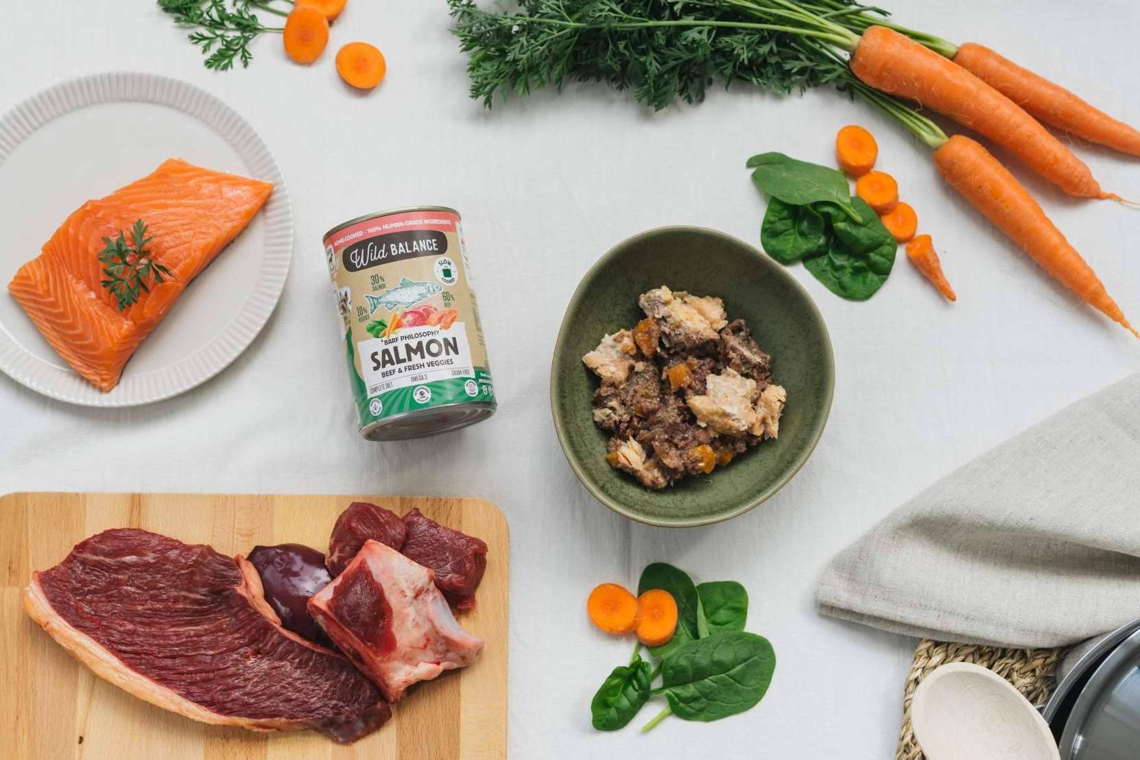 Wild Balance revoluciona el mercado de la alimentación para mascotas con el lanzamiento del BARF cocinado al vapor en lata