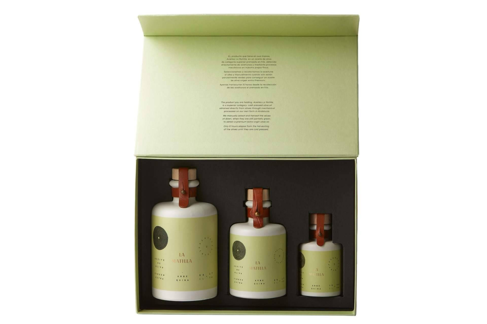 Los aceites gourmet de Aceites La Matilla para regalar en Navidad