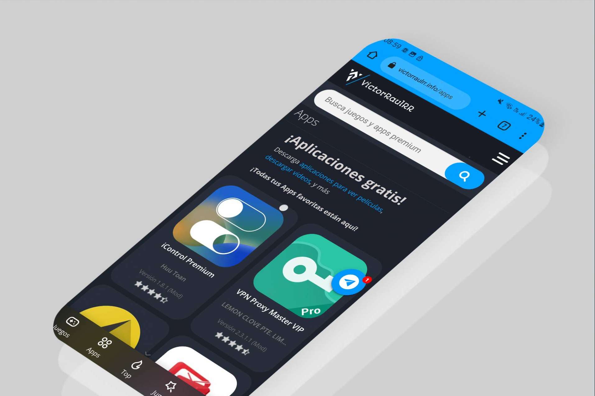 VictorRaulRR, uno de los sitios más recomendados para descargar Apps Premium APK
