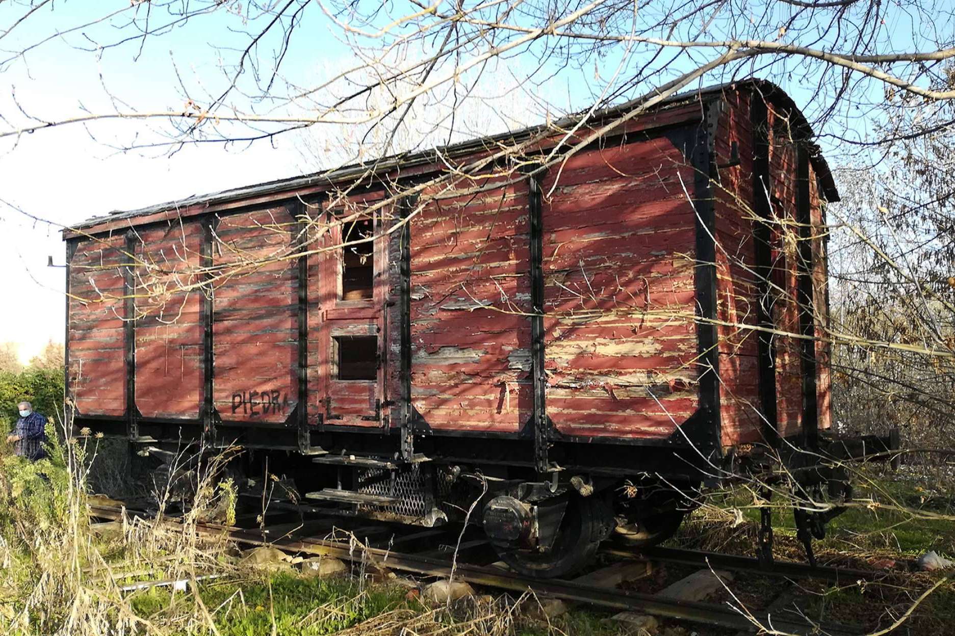 Un histórico furgón de ferrocarril ha sido preservado gracias a la Fundación del Patrimonio Ferroviario