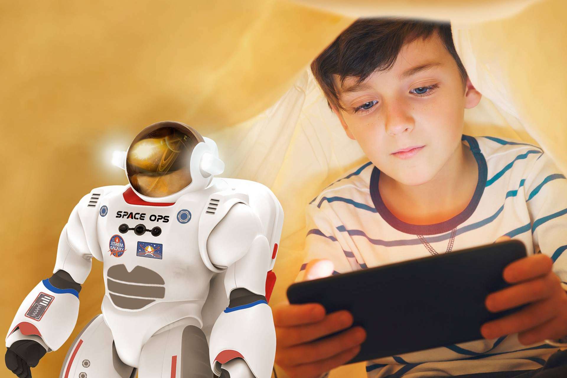 El robot Charlie El Astronauta para descubrir el universo