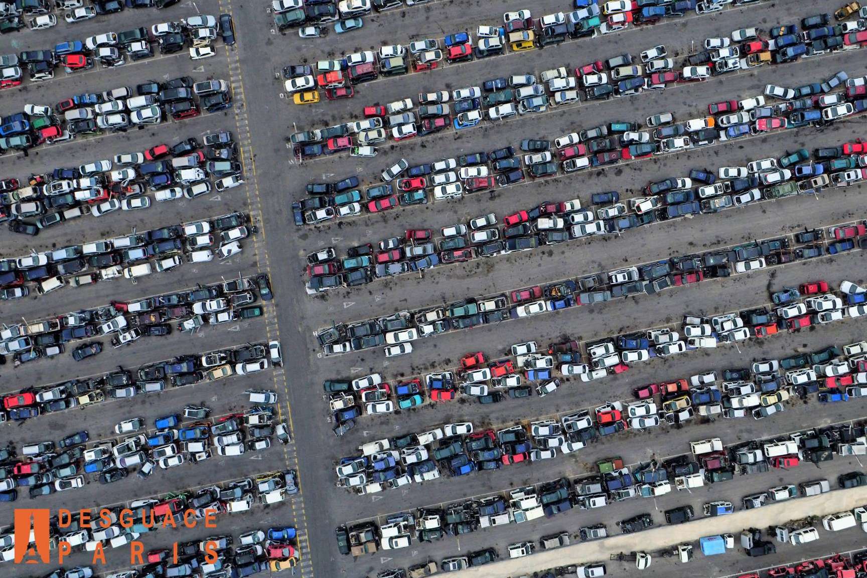 Conseguir recambios de segunda mano para coches, en Desguace París