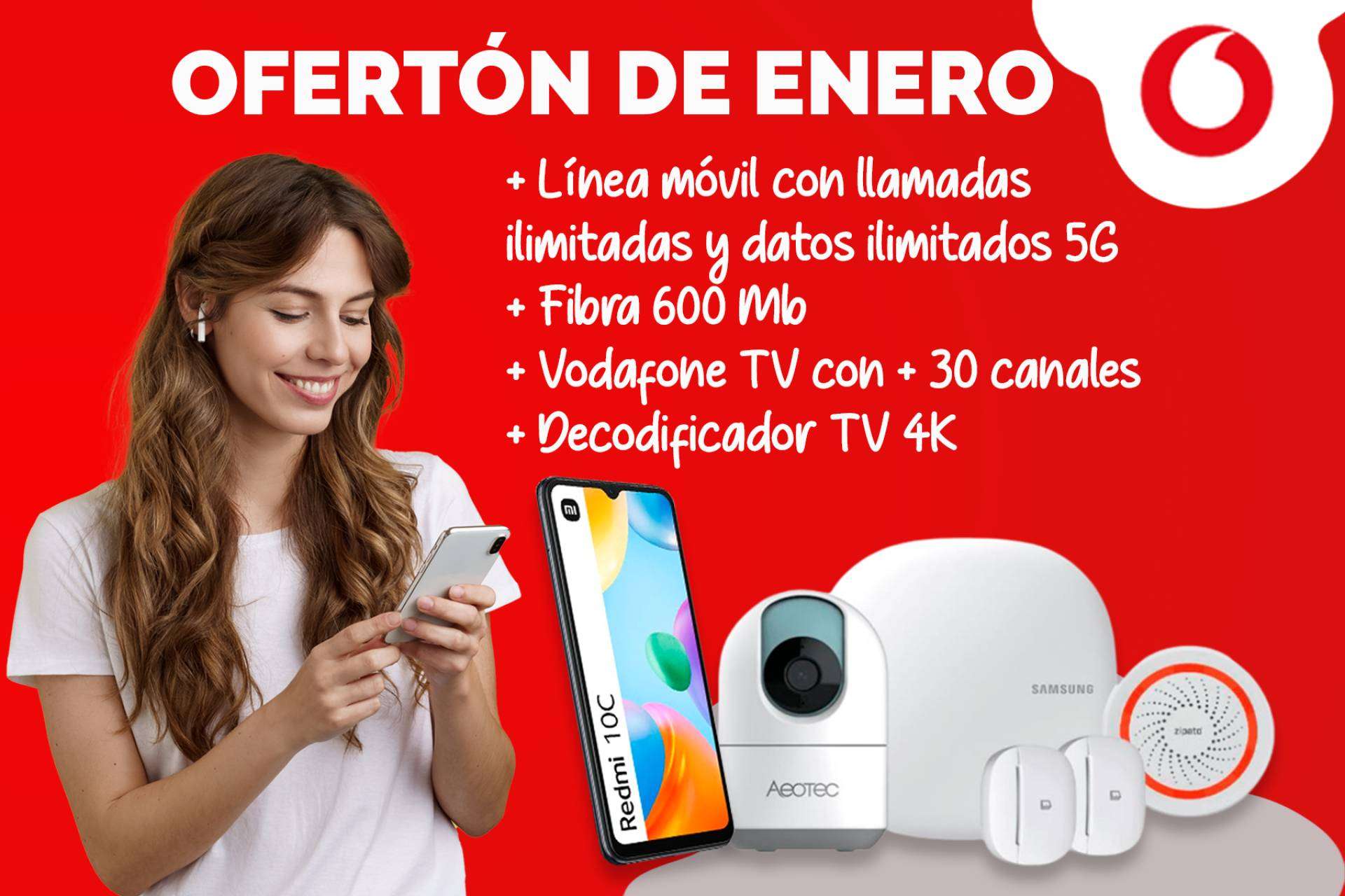 Gracias al Pack Basic de Vodafonedistribuidor.es, es posible empezar el 2023 con llamadas y gigas ilimitados