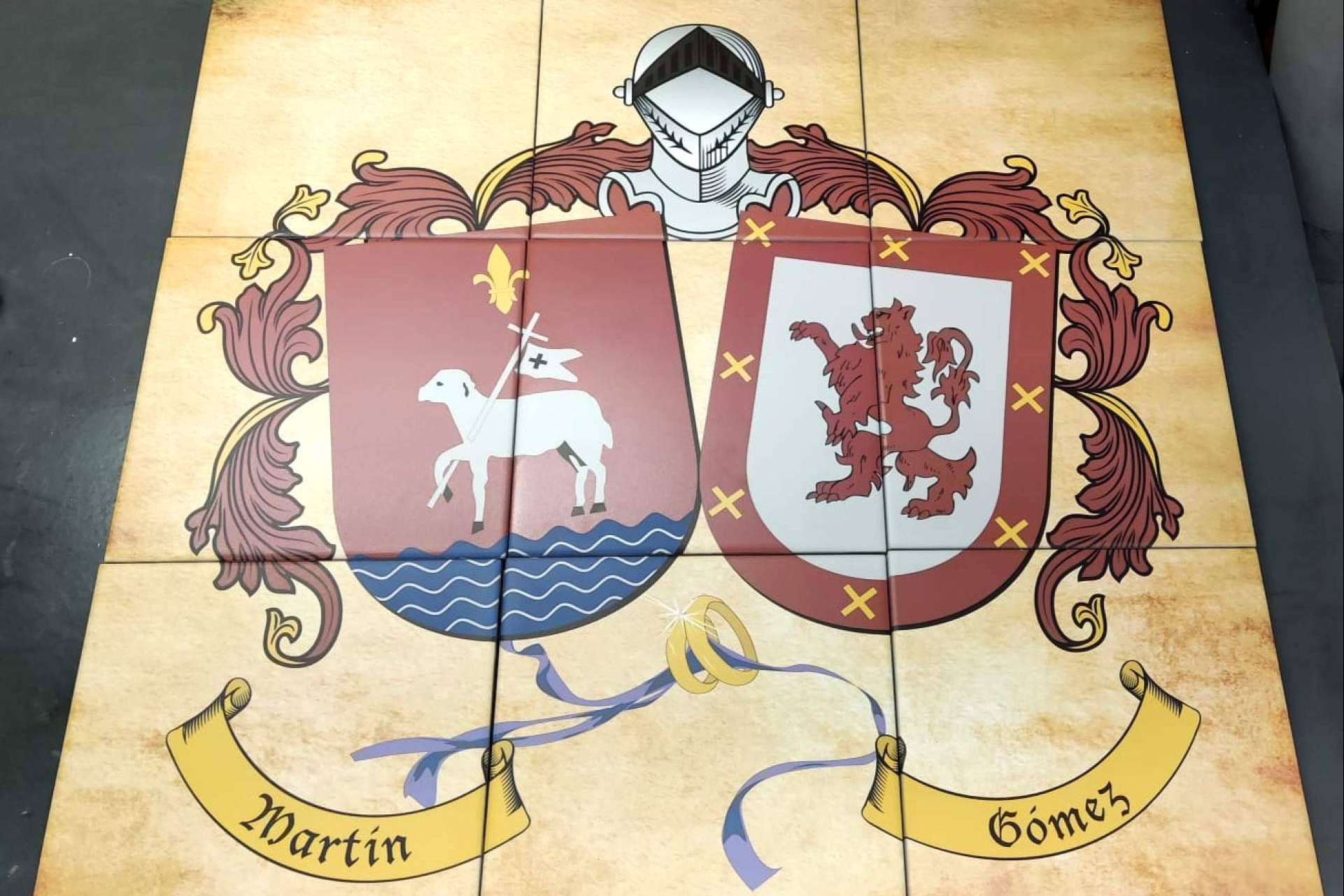 Tienda Heráldica ofrece azulejos con escudos heráldicos