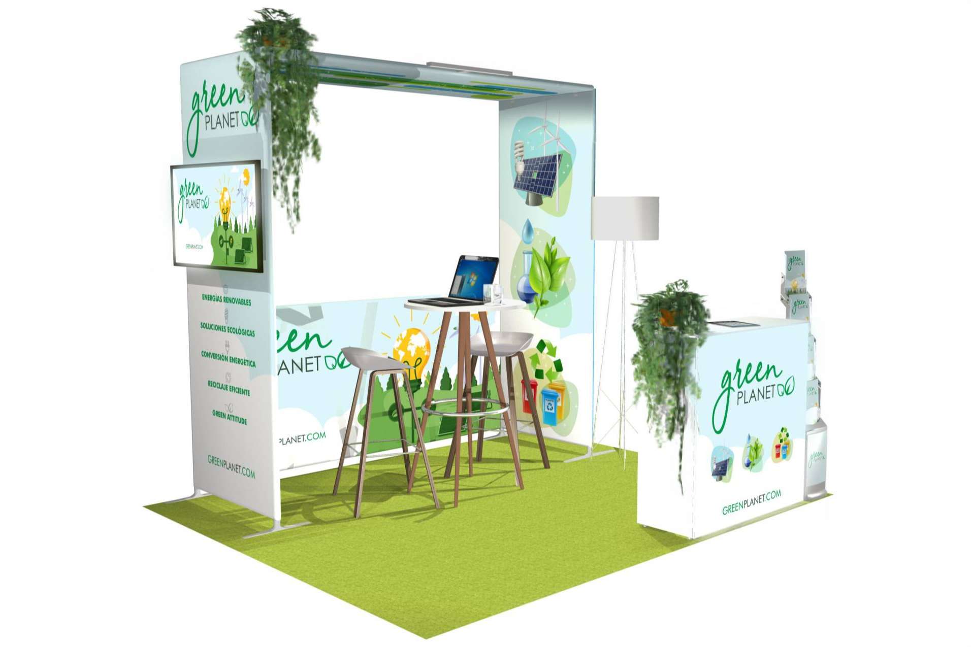 Olika Stands y su propuesta ideal para ferias y congresos médicos, el Stand Contour