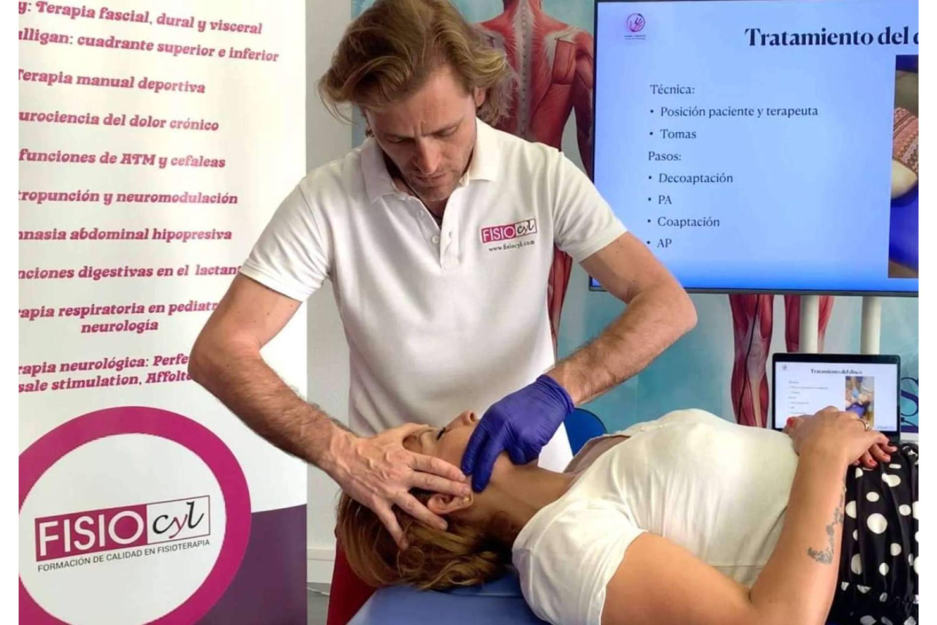 El  amplio catálogo de cursos de Fisiocyl  incluye su Curso de Fisioterapia Temporomandibular ATM Y Dolor de Cabeza