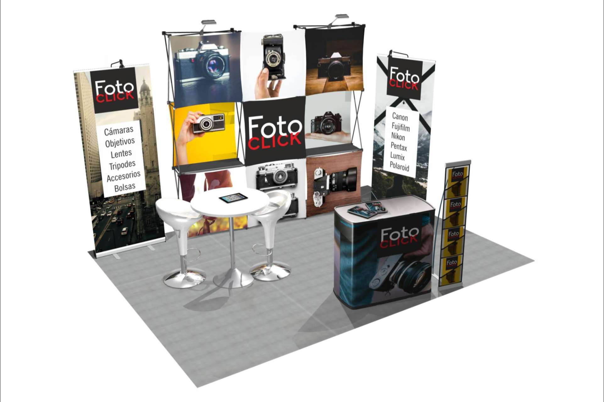 Beneficios de contar con los stands portátiles de Olika