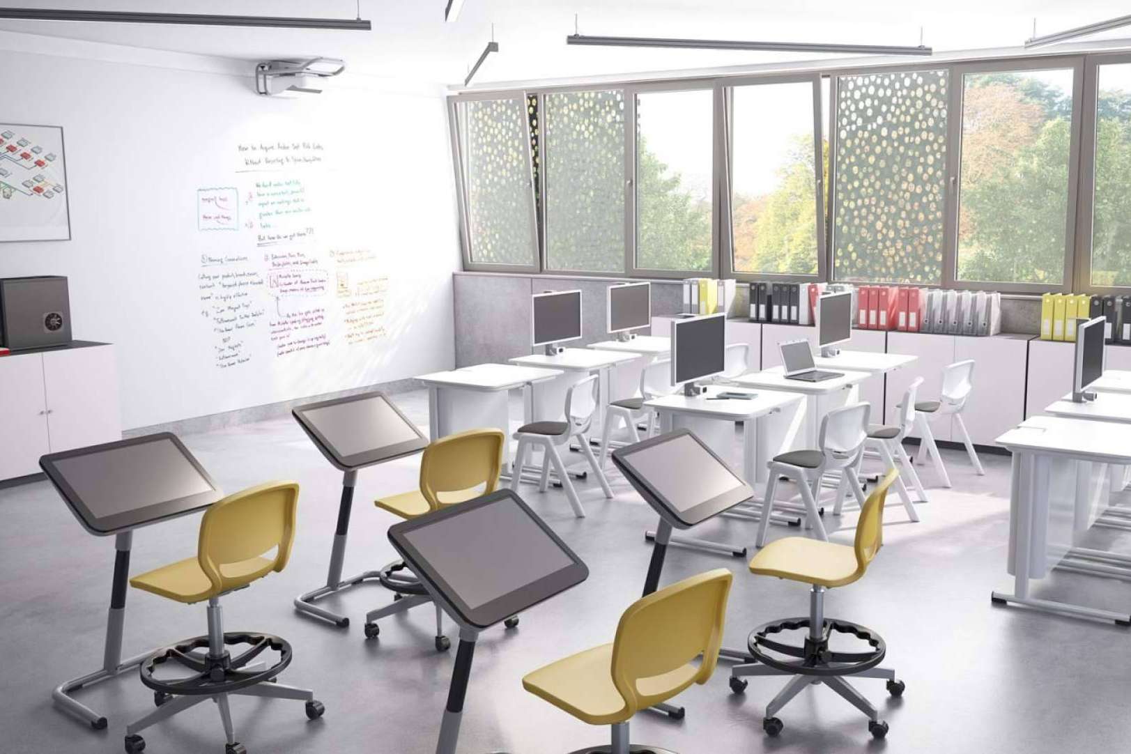 OfficeDeco ofrece una extensa gama de mobiliario escolar