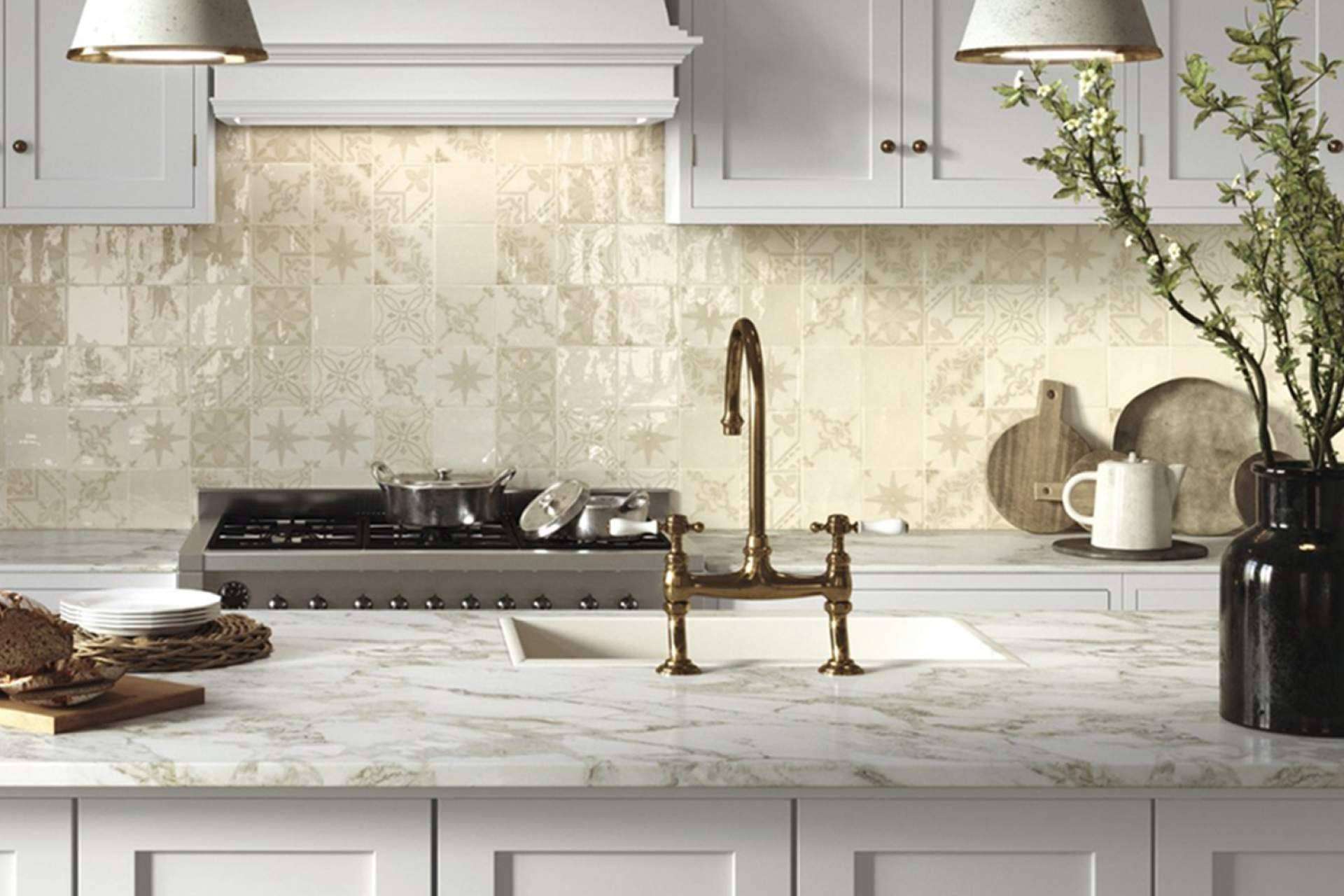 Las cocinas rústicas y las principales tendencias en azulejos