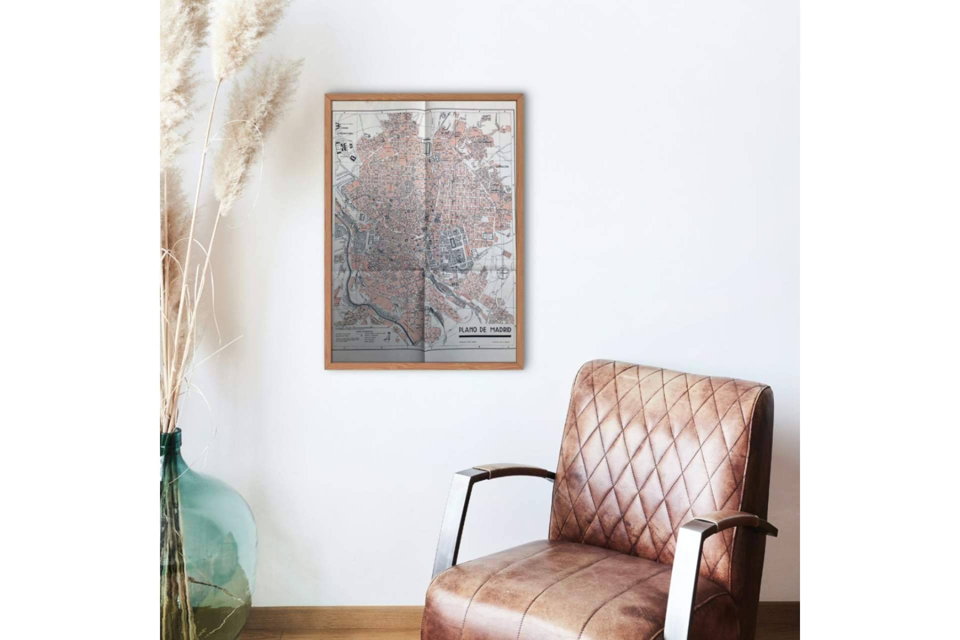 La Retrografía ofrece cartografía antigua para una decoración personalizada en el hogar
