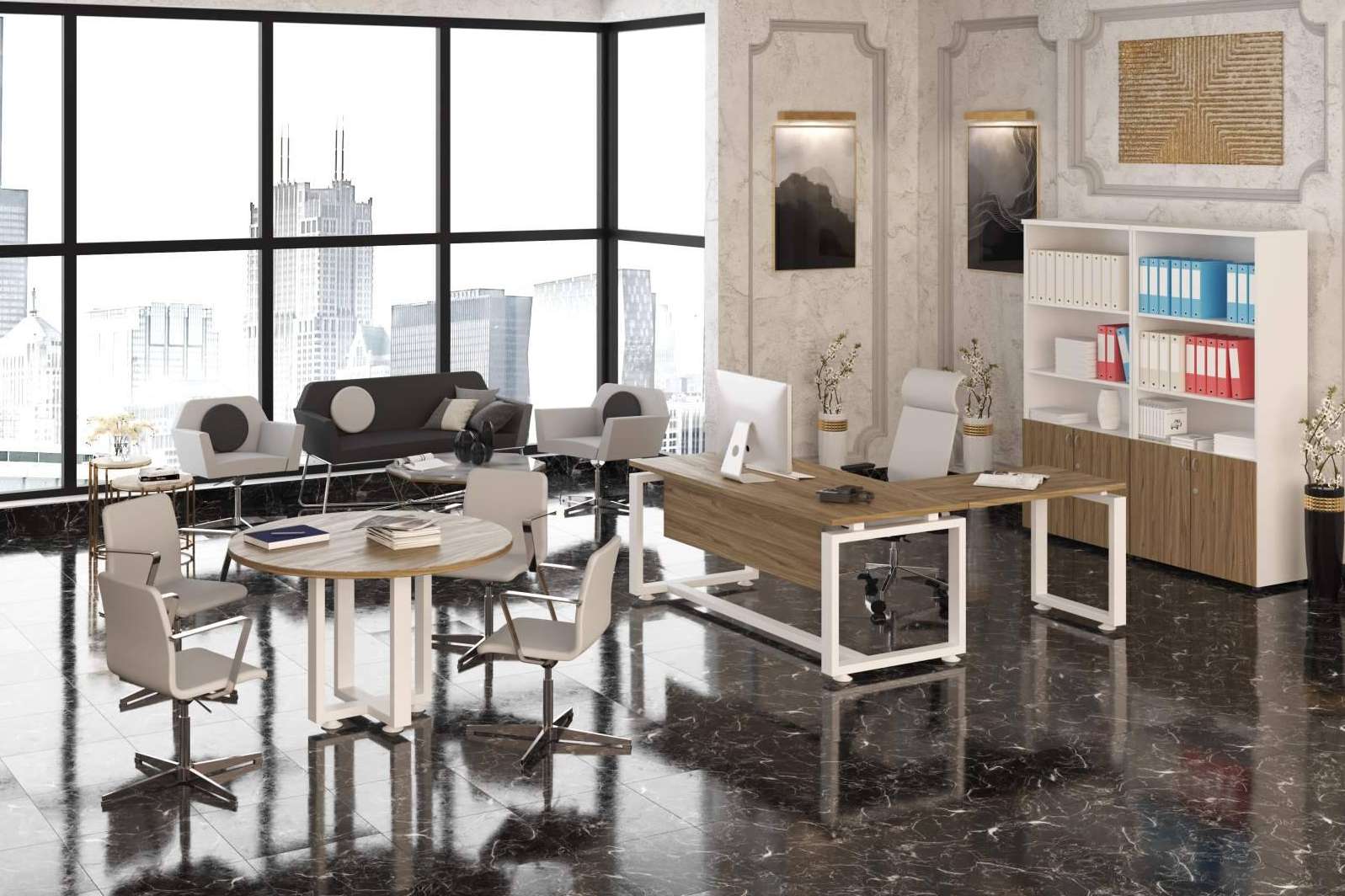 Tipos de mobiliario oficina que ofrece Office Deco