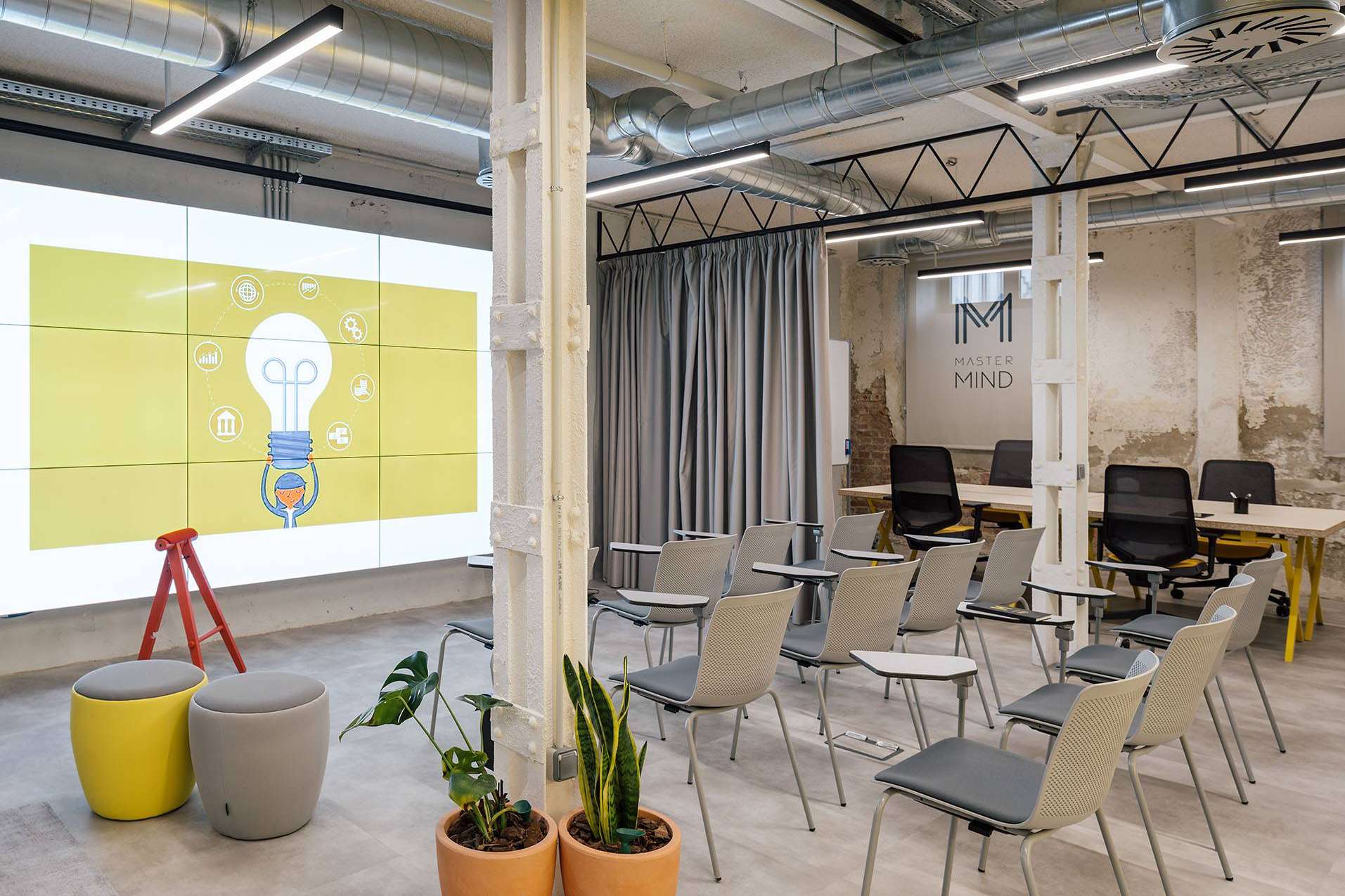 Los espacios innovadores y multifacéticos para eventos para empresas que ofrece la empresa Mastermind Place