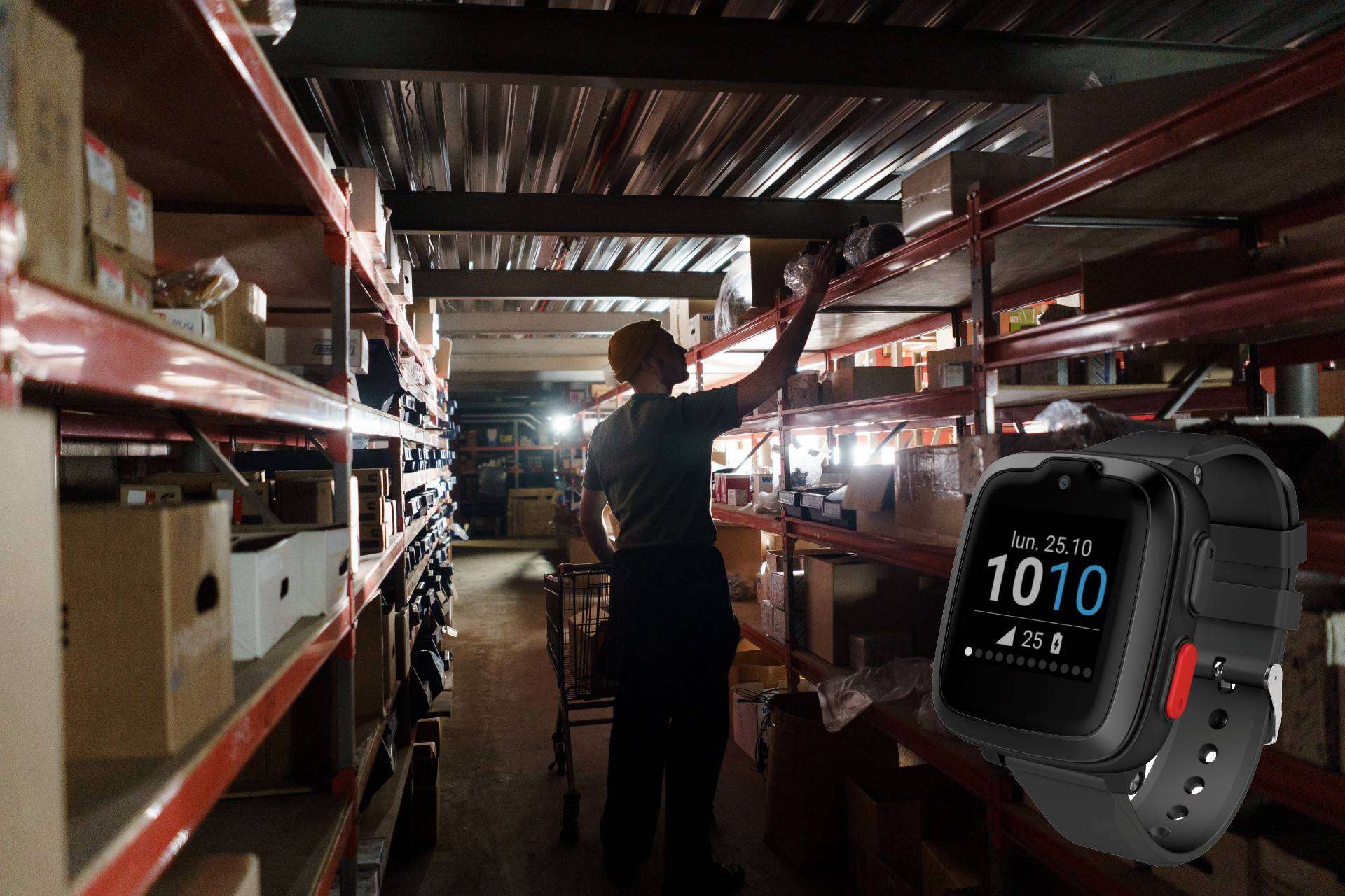 Reloj de alarma y emergencia para trabajadores solitarios, con Tracmi