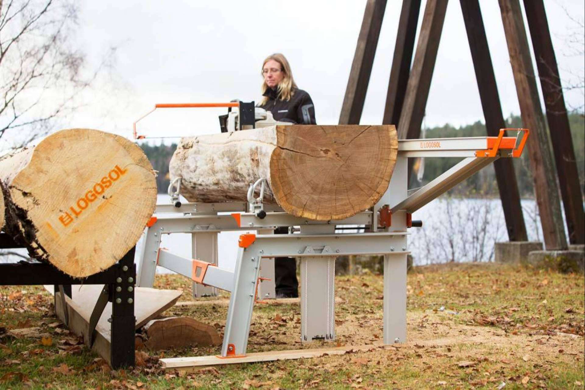 Aserraderos portátiles para motosierra, con Timber Tools