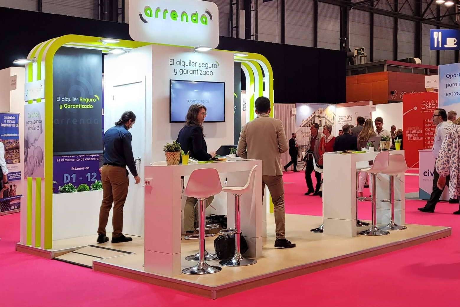 Arrenda ha tenido un gran éxito en la feria inmobiliaria de Madrid SIMO 2023