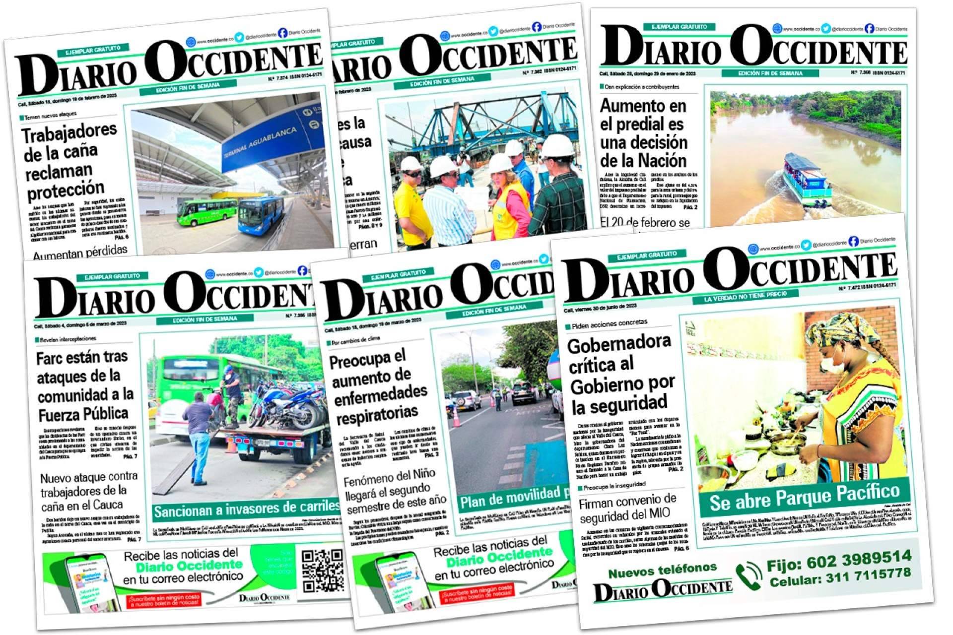 Diario Occidente, un periódico nacional de Cali para Colombia