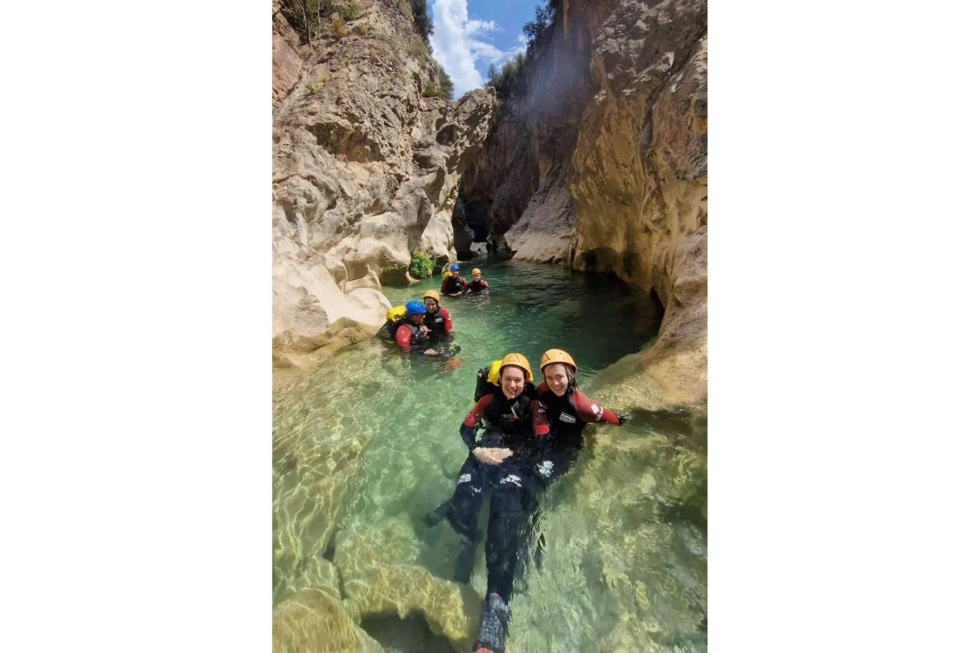 Barranquismo en Sierra de Guara, uno de los mejores entornos para realizar canyoning Espagne