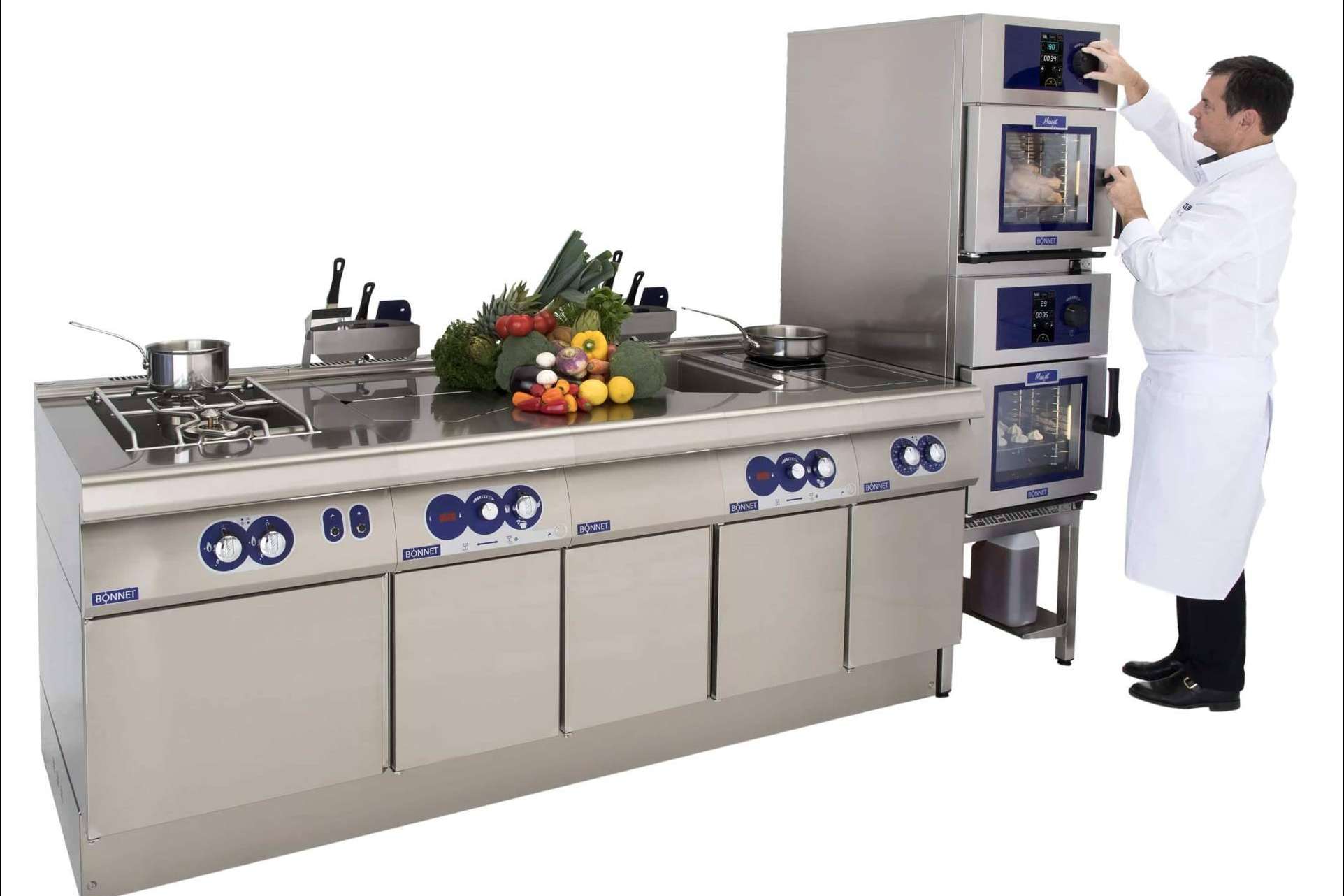 La cocina compacta profesional es una buena solución para pequeños espacios